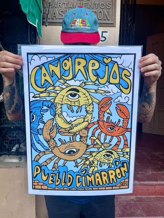 Poster Cangrejos, pueblo cimarrón