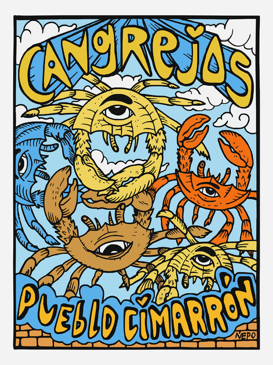 Poster Cangrejos, pueblo cimarrón
