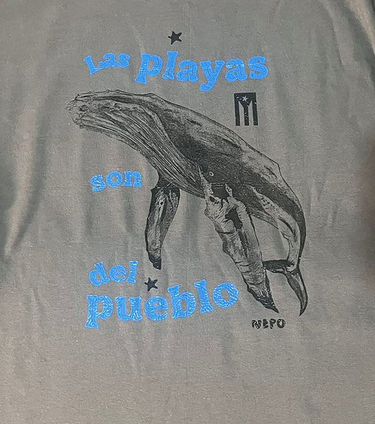 T shirt Las playas son del pueblo