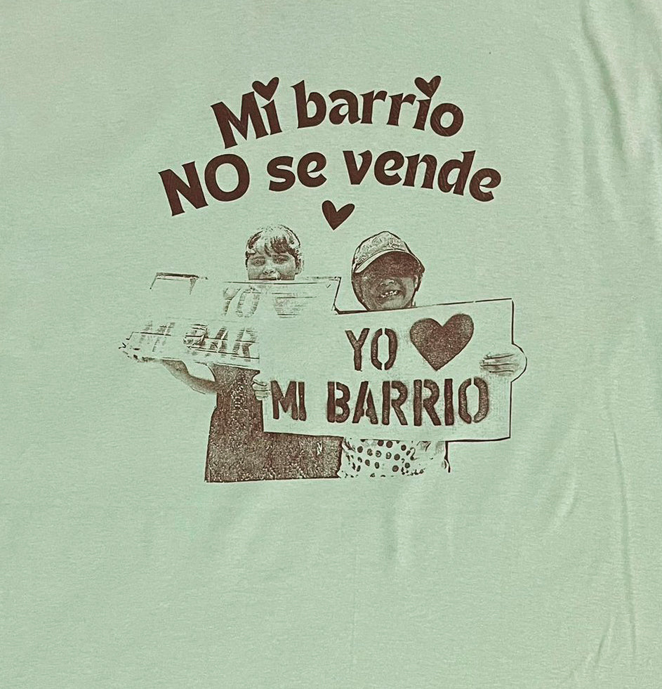 T shirt  Mi barrio NO se vende
